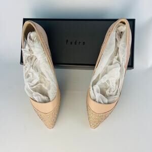 Pedro Nude Sparkling Flats Women’s Shoes 38 (US7)